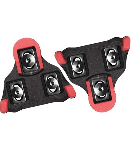 Cales SPD Rouges Pour Chaussures Vélo – Compatibles Shimano SPD-SL, Kit Complet