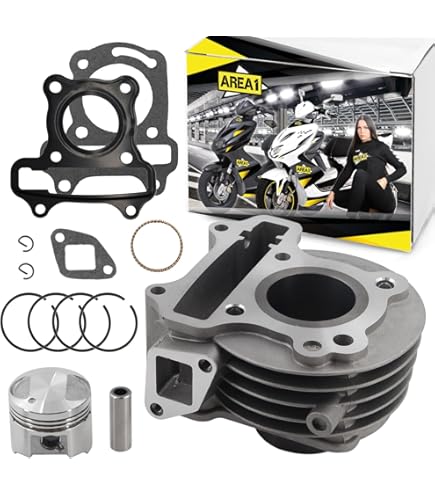 Naraku Zylinderkit 50ccm Grauguss Für Honda Lead 50 NH50 MS AF01 - Inkl. Dichtsatz