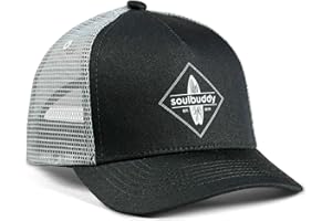 Soulbuddy Trucker Cap Kinder – Cappy Kinder Jungen Mädchen – Basecap Kinder – Snapback Cap Kinder – Mütze Kinder – Individuell verstellbar – 3 Größen verfügbar