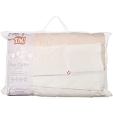 Ta&ccedil; Pure Cotton Kapitoneli%100 Pamuk Yastık, Beyaz, 50x70 cm