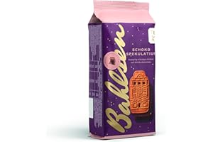 ‎BAHLSEN Bahlsen Schoko Spekulatius, 192 g, weihnachtliches Gebäck mit Schokolade und traditionellen Motiven (1 x 192 g)