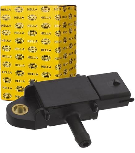 HELLA 6PP 009 409-271 Sensor, uitlaatgasdruk - 3-polig - Gestekt - Met bevestigingsmatriaal