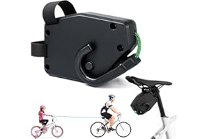 KAIYAYA Barre Traction Velo Enfant,2,5 M Barre de Remorquage Corde de Remorquage Vélo Rétractable Tire Traction Enfant Corde,Système de Remorquage Accessoires pour Vélos Électriques,VTT