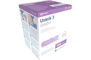 Owen Mumford 3802421 Unistik 3 Komfort, Packung von 100