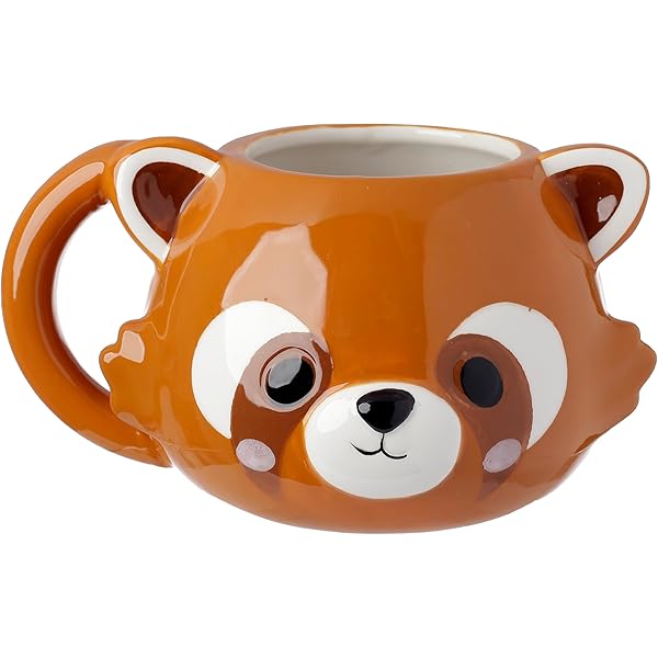 Tier Roter Panda Kawaii Waschbär Schlüsselanhänger Stickerei