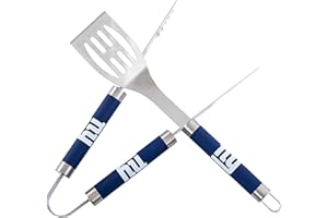 Northwest NFL New York Giants Unisex-Adult 2-Piece BBQ Utensil Set, One Size, Team Colors