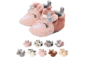 EDOTON Zapatos de Bebe 0-18 Meses,Unisexo Recién Nacido Linda Antideslizante Único Invierno Botas Primero Caminantes Zapatos