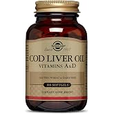 Solgar Cod Liver Oil Vitamins A&D, 100 Softgel