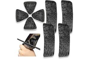 THREE ARCHERS Lot de 4 paires de supports de tir à l'arc Recurve - En fausse fourrure - Pour arc recourbé