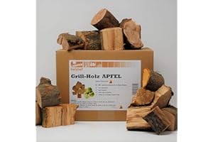 Landree® Apfel Grillholz Wood Chunks 3,5KG - Apfelholz mit AromaRinde