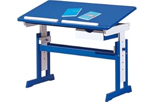 Inter Link Paco Abc biurko, niebieski/biały