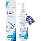 Mantosan Dentifricio Spray per Cani 150ml per Pulizia Denti Gengive Tartaro Alitosi con Clorexidina Olio di Neem Menta Rinfre