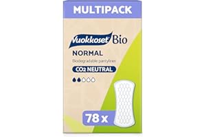 DELIPAP Vuokkoset Bio Protegeslip – Salvaslip Ecológico Biodegradable 15,5 cm| Multipack 78 unidades para piel sensible |Algodón Orgánico | Sin colorantes, fragancias ni cloro |Núcleo Absorbente Ecológico |