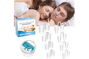 MERWLUKT Schnarchstopper Anti Schnarch Nasenspreizer, 8 Stück Gegen Schnarchen Stopper Nasenklammer Nasendilatator Snoring Stopper, Hilfsmittel Gegen Schnarchen Besser Atmen
