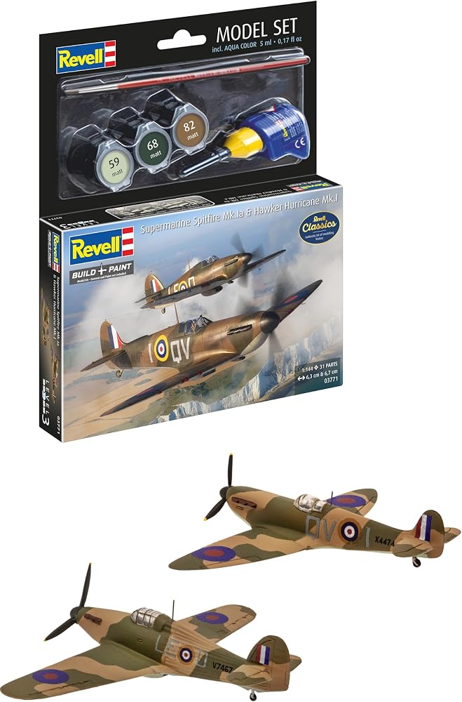 Revell M. Set Spitfire Mk.Ia Hurricane Mk.I, Oyuncak