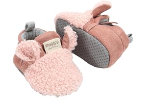 TMEOG Stivaletti Neonato, Stivaletti Bambine Stivali Invernali per Neonato Unisex Scarpe Primi Passi Bambina Inverno Caldo Fondo Morbido Carina Stivali Anti Scivolo Stivali 0-18 Mesi