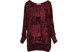 Emma & Giovanni - Pull Asymétrique imprimé Lettre - Femme - Taille (S à XL)