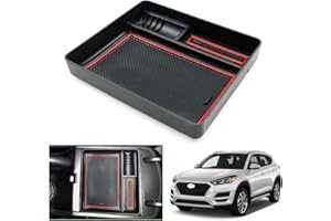 GAFAT 2015-2020 Hyunda-i Tucson [Transmisión Manual] Caja de Almacenamiento de Consola, Bandeja de Reposabrazos, Consola Central Organizador Coche, Tucson Accesorios