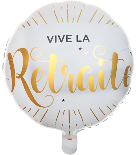 Décoration de Retraite - Bannière Créative Personnalisée - Unisexe (Doré