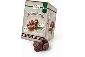 Biojoy Medjool datteri di Israele BIO (1 kg), naturali, grandi