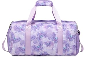 Kimwadalh Borsa Sportiva Ragazza Borsa Viaggio Tote da Palestra Donne Borsa Sportiva Adolescenti Borsa Sportiva per Scuola, Danza, Ginnastica, Nuoto, Tennis, Allenamento