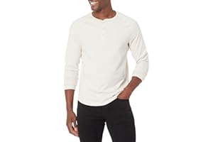 Amazon Essentials Men's Slim-Fit Long-Sleeve Henley Shirt