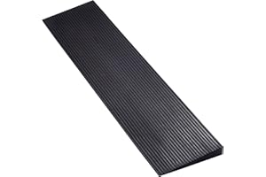 ‎FTSOLID FTsolid Türschwellenrampe 3,0cm Rollstuhlrampe Gummirampe Auffahrrampe Schwellenrampe Bordsteinrampe für Rollstuhl, Kinderwagen, Rollator oder e Scooter