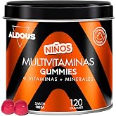 Multivitamins 120 Gummies Kids - Strawberry Flavor - Vitamins - Defenses | Kids Multivitamin and Minerals - Children's Multiv