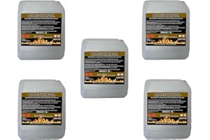‎ANTIVIR ON Antiviron Bioethanol 96,6% Premium 6 x 5 L - Ethanol für Tischkamin, Kamin & Gartendeko für Draußen - Rauch- und Rußfrei aus Mais (Bioethanol, 5 x 5 Liter)