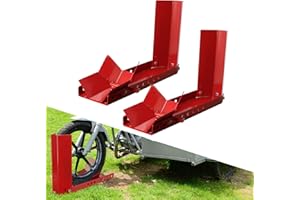 Gimisgu Lot de 2 supports de montage pour roue avant de moto - Convient pour pneus de 8 à 24 pouces - Support de transport