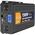 1500w 3000w Dc 12v à Ac 230v Pur Sinus Onduleur Convertisseur Led Port Usb | FR