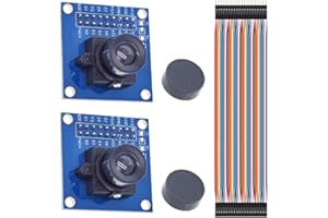 Youmile 2PCS OV7670 Camera Module 640x480 0.3Mega 300KP VGA CMOS I2C Module for Arduino ARM with Dupont Cable