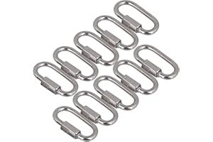 Mxfans 10PCS Silver 304 Stainless Steel M3.5 Link Chain for Quick Fastening