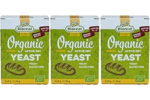 TURKEYMILK Bioreal Organic Dried Yeast-3 packs of 5x9g