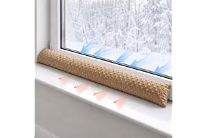 Dragstopp dörr isolerande 400 cm - Dörr- och fönstertätning dekorativ Perfekt för ytterdörr fönster och kudde till barnrum Minky Oeko-Tex