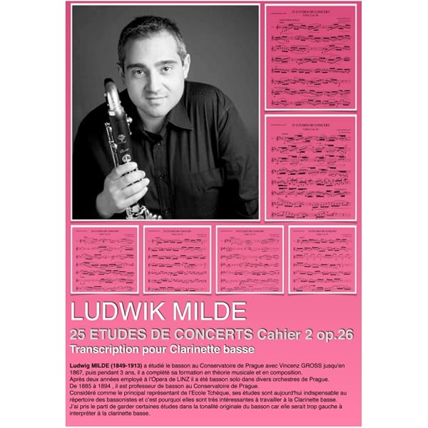 40 Études Mélodiques Op.31 Vol.1 Pour Clarinette Basse - Transcription Par Olivier Faure