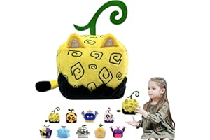 POPOYU Blox Fruits Plushies,Blox Fruits Soft Stuffed Animal Pillow,Blox Fruits Plush Box Toy,Cute Animal Soft Stuffed Blox Fruit Figure Soul Plush Doll Toys for Kids Birthday Gifts Bedroom Decoration