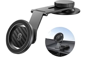 SYNCWIRE Passend für MagSafe Kfz-Halterung für Universal-Armaturenbrett, Tesla-Bildschirm, magnetische Handyhalterung für Auto, Faltbarer Arm aus Aluminiumlegierung, super stabile Autohalterung für