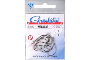 Gamakatsu Hook Worm 39 Talla 2 (SPR) (Black)
