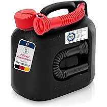 Tanica Carburante H&uuml;nersdorff 20 L - Professionale, Approvazione ONU, Per Benzina E Diesel, Nero