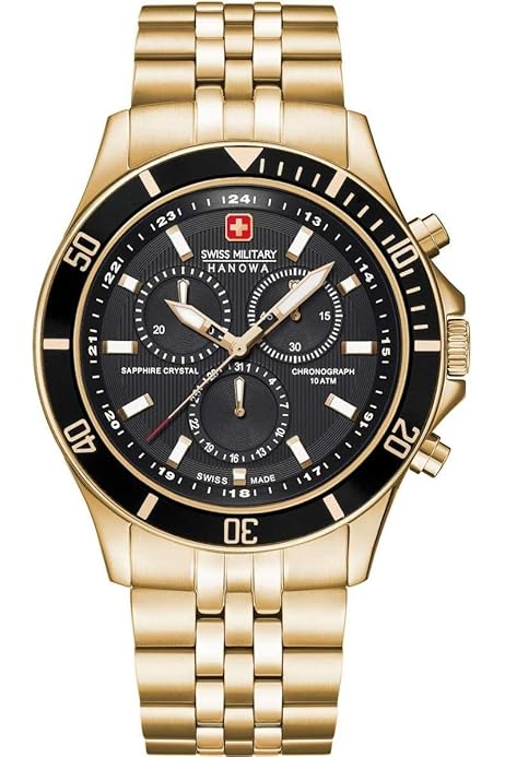Swiss Military Hanowa Herren-Armbanduhr XL Airborne Chrono Analog 