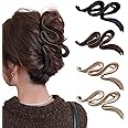 GraGra 4 Pcs Hair Clips, Large Non-Slip Hair Claw Clips, Hair Jaw Clip Clamp Strong Hold Headdresses Hair Styling Accessories for Long Thick Thin Curly Wavy Hair, Elegant Hair Clips Styling Accessori