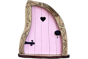 WANGDUODU Porte de fée pour Arbre, Porte de Jardin féérique Miniature, Porte de Conte de fées, Porte endormie et Statues d'arbre, Sculpture de Cour et de Jardin, Maison Mystique féérique