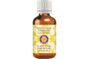 Deve Herbes Puro Palissandro Essenziale Olio (Dalbergia sissoo) Con Vetro Contagocce Naturale Terapeutico Grado Vapore Distillato 15ml (0,50 Oz)