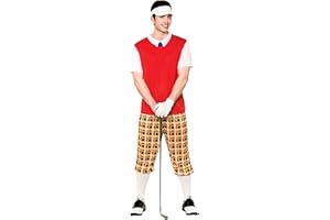 Wicked Costumes Adult Mens Funny Pub Golfer Fancy Dress Costume