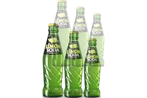 FONTI DI CRODO 1931 LEMON SODA Lemonsoda | Bevanda Gassata al Limone, 4 Confezioni x 6 Bottiglie in Vetro da 20 cl VAP, L'originale Limonata Italiana, Rinfrescante, con Succo di Limoni Siciliani, Senza Coloranti