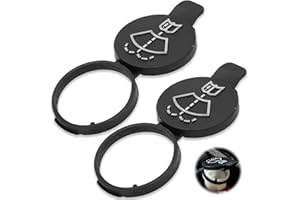 CRRYNUO Auto Scheibenwischer Waschflüssigkeitsbehälter Deckel, 2 Stück Universal Scheibenwascherkappe Scheibenwischer Waschflüssigkeitsbehälter Tankdeckel verschiedene Modelle 13227300 ﻿