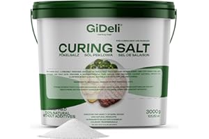 ‎GIDELI GiDeli Pökelsalz 3kg im Eimer Nitritpökelsalz für Fleisch, Wurst & Schinken Profi-Qualität Feinkörnig Perfekt für Trockenpökelung & Nasspökelung