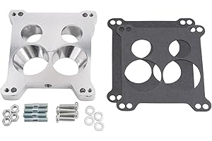 Edelbrock Vierloch-Vierloch-Vierkant-Bohrung auf Spreizbohrung Vergaseradapter, Multi, One Size, 2696