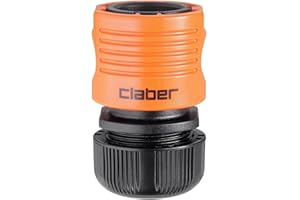 Claber 8607 Rapid Fittings for Rubber, 1/2 F